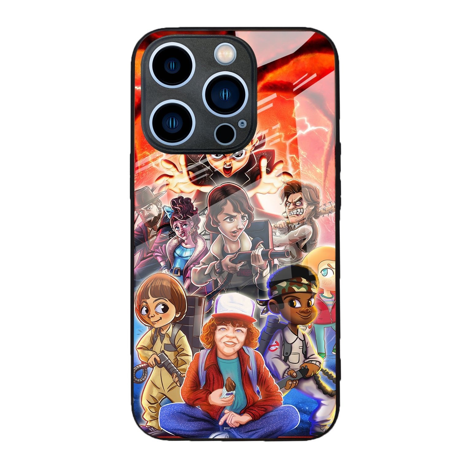 Coque iPhone Stranger Things en Verre Premium – Protection Élégante & Design Unique - Shopbyshopima